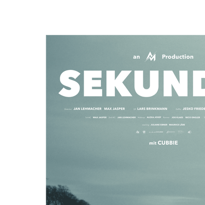 Sekunden Poster (Meer) [pre-order]